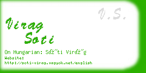virag soti business card